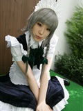Black silk game beauty [Cosplay] izayoi Sakuya Japanese super seductive beauty photo(21)